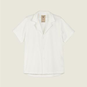 OAS White Cuba Terry Shirt Size S
